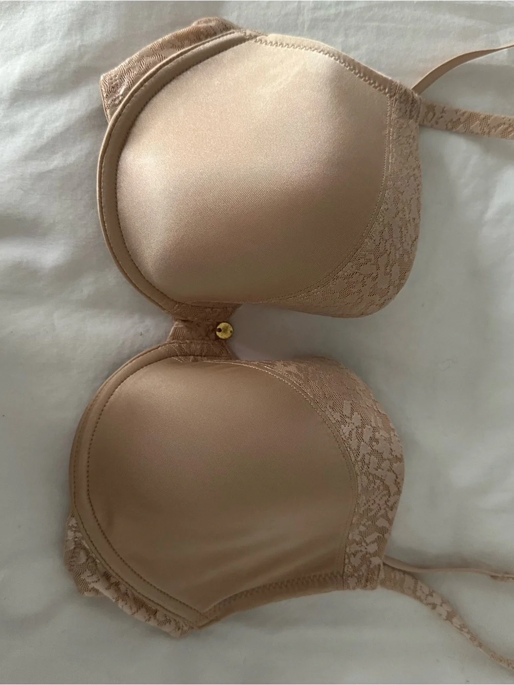 Le Mystere Nude Lace-Trim T-Shirt Bra